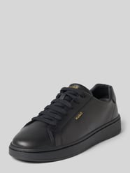 Sneaker aus Rindsnappa mit Logo-Details von HUGO - 36