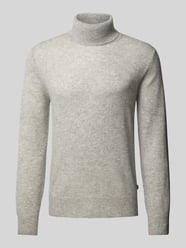 Kaschmirpullover mit Rollkragen Modell 'Francis' von DIGEL Grau - 6