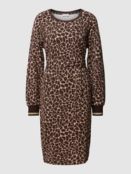 Midikleid mit Animal-Print von LIU JO SPORT Braun - 46
