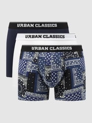 Trunks mit Stretch-Anteil im 3er-Pack von URBAN CLASSICS Blau - 1