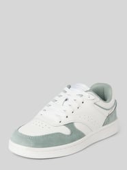 Lage sneakers met details van wildleer van Marc O'Polo Groen - 40