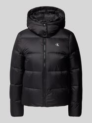 Steppjacke mit Logo-Print von Calvin Klein Jeans Schwarz - 1