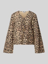 Bluse mit Kimonoärmeln und Schnürung Modell 'PRISILLA' von VILA Beige - 10