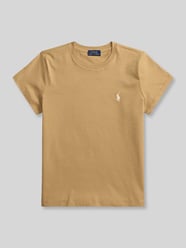 męski t-shirt o kroju regular fit z czystej bawełny od Polo Ralph Lauren - 11