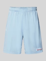 Shorts mit Streifenmuster von KARL KANI Blau - 20