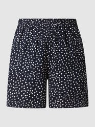 Shorts aus Viskose Modell 'Maddin' von Saint Tropez Blau - 21
