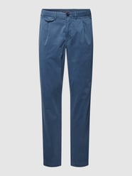 Hose mit Bundfalten Modell 'CHELSEA' von Tommy Hilfiger Blau - 8