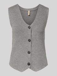 Gilet met V-hals, model 'KANITA' van Soyaconcept - 45