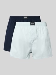 Bokserki z czystej bawełny model '2P BOXER S. CW PEACH' od BOSS - 33