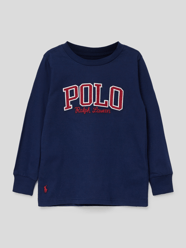 Longsleeve mit Label-Stitching von Polo Ralph Lauren Kids Blau - 32