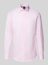 Slim Fit Business-Hemd mit Kentkragen von BOSS Pink - 2