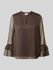 Bluse mit Volant-Ärmeln von COMMA - 44