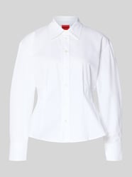 Taillierte Hemdbluse aus reiner Baumwolle Modell 'EMPEROR' von HUGO - 5