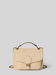 Handtas van runderleer met labelapplicatie, model 'BRADLEY' van Lauren Ralph Lauren Beige - 25