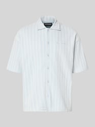 Relaxed Fit Freizeithemd mit Label-Stitching Modell 'Forno' von PEGADOR - 9