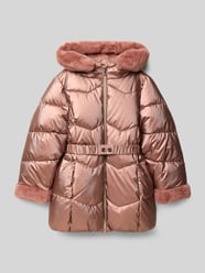 Jacke mit Kunstfellbesatz von Mayoral Pink - 1
