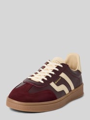 Sneaker aus echtem Leder mit Logo-Prägung Modell 'Cuzima' von Gant Bordeaux - 12