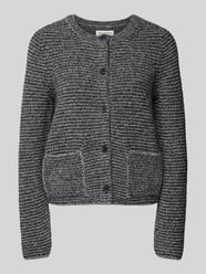 Slim Fit Cardigan aus Baumwoll-Mix in Melange von Marc O'Polo - 12