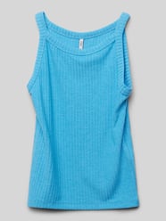 Tanktop mit Strukturmuster Modell 'EMMA' von Only Blau - 35