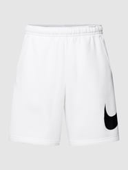 Sweatshorts mit Label-Print Modell 'Club Short' von Nike Weiß - 22