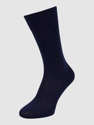 Socken mit Komfortbund Modell 'Sensitive Intercontinental' von Falke Blau / Türkis - 47