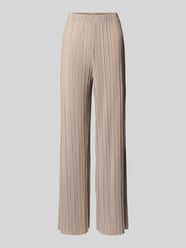 Wide Leg Hose mit Plisseefalten Modell 'PLISA' von VILA Beige - 1