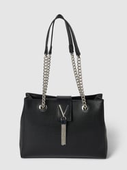 Torebka z aplikacją z logo model ‘DIVINA’ od VALENTINO BAGS Czarny - 20