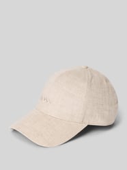 Cap aus Leinen mit Label-Stitching Modell 'Ari' von BOSS Beige - 37