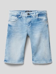 Bermudy z detalem z logo model ‘Florida’ od CARS JEANS - 34