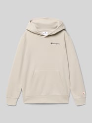 Bluza z kapturem, wyhaftowanym logo i kieszenią kangurką od CHAMPION - 14