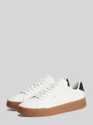 Sneaker aus Leder-Mix mit Label-Details von Tommy Hilfiger - 13