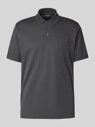 Regular Fit Poloshirt mit Brusttasche von Christian Berg Men - 6