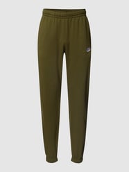 Sweatpants mit Logo-Stitching von Nike Grün - 45