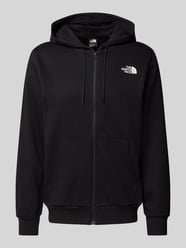 Sweatjacke mit Label-Print von The North Face Schwarz - 29