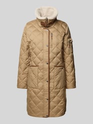 Płaszcz pikowany ze stójką i zamkiem błyskawicznym od Lauren Ralph Lauren - 23