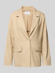 Blazer met reverskraag, model 'Jaomi' van OPUS Beige - 3