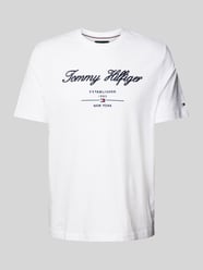 T-shirt met labelstitching van Tommy Hilfiger - 34