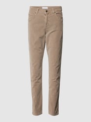 Skinny Fit Stoffhose mit 5-Pocket-Design von Angels Beige - 37