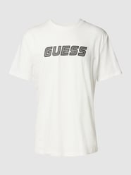 T-Shirt mit Logo-Print Modell 'ALGERNON' von Guess Activewear Weiß - 4