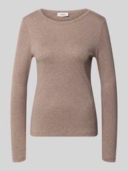 Slim Fit Langarmshirt aus reiner Baumwolle von s.Oliver RED LABEL Beige - 20