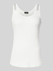 Tanktop mit Ziersteinbesatz von monari - 9