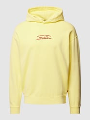 Hoodie mit Label-Stitching von Scotch & Soda Gelb - 41
