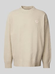 Strickpullover mit Label-Detail von Calvin Klein Jeans Beige - 22