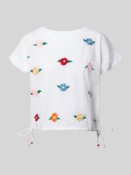 Blusenshirt mit Stitchings und seitlicher Schnürung von Rich & Royal - 13