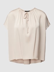 Bluse mit Schlüsselloch-Ausschnitt von Windsor Beige - 4