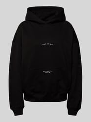 Oversized Hoodie mit Label-Print von Pegador Schwarz - 6