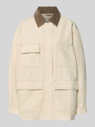Kurtka jeansowa o krótkim kroju z czystej Bawełna Model 'WORKWEAR CANVAS' od ARMEDANGELS - 25