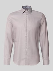 Slim Fit Businesshemd aus reiner Baumwolle Modell 'New Kent Patch' von Seidensticker Beige - 29