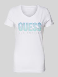 T-Shirt mit Label-Print von Guess - 44