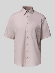 Comfort Fit Business-Hemd mit Kentkragen von ETERNA Beige - 5